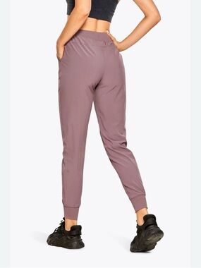 J80 Fit Activewear Joggers Mauve Dusty Rose Women's size XS waist 25" - 32"